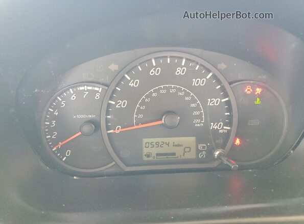 ML32F3FJ8LHF12609 2020 MITSUBISHI MIRAGE White Widok zestawu wskaźników