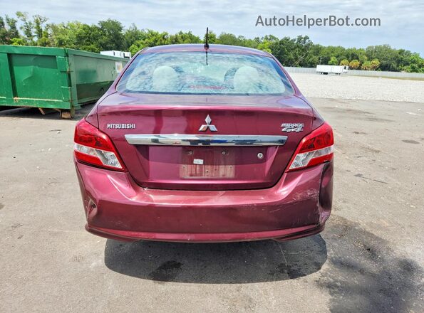 ML32F3FJ9HH000877 2017 MITSUBISHI MIRAGE Purple უკანა ხედი