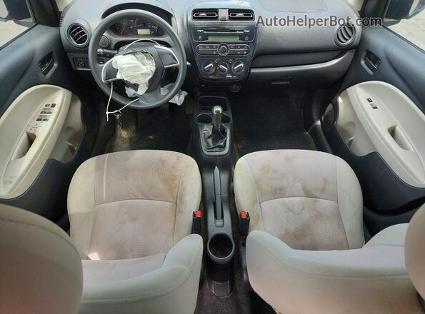 ML32F3FJ9HH000877 2017 MITSUBISHI MIRAGE Purple წინა პანელის ხედი