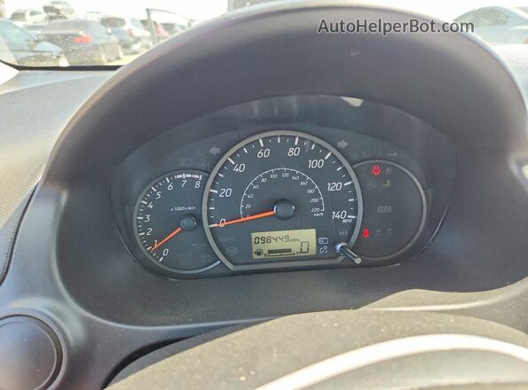 ML32F3FJ9HHF05045 2017 MITSUBISHI MIRAGE Burgundy Instrument cluster view