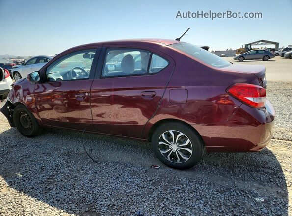 ML32F3FJ9HHF05045 2017 MITSUBISHI MIRAGE Burgundy Rear left