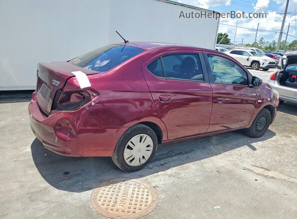 ML32F3FJ9JHF05987 2018 MITSUBISHI MIRAGE Burgundy Rear right