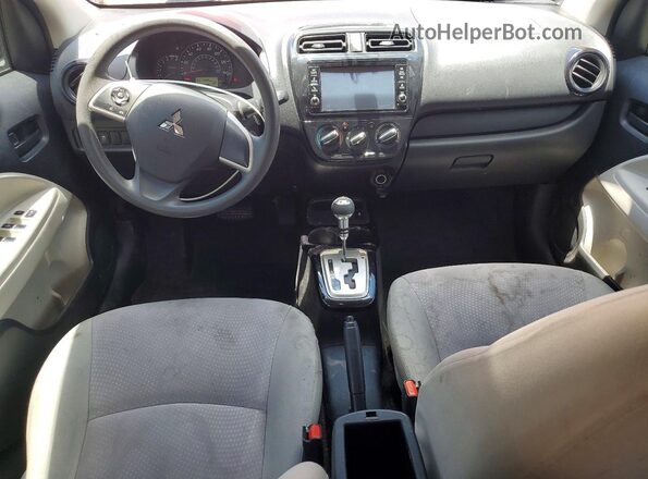 ML32F3FJ9JHF05987 2018 MITSUBISHI MIRAGE Burgundy Dashboard view