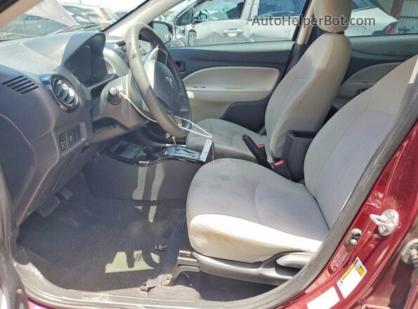 ML32F3FJ9JHF05987 2018 MITSUBISHI MIRAGE Burgundy Front interior view