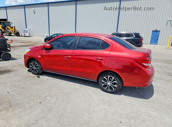 ML32F3FJ9KHF08261 2019 MITSUBISHI MIRAGE Red Rear left