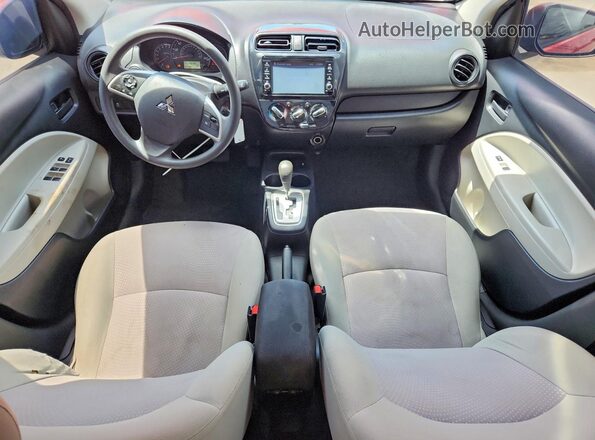 ML32F3FJ9KHF08261 2019 MITSUBISHI MIRAGE Red Dashboard view