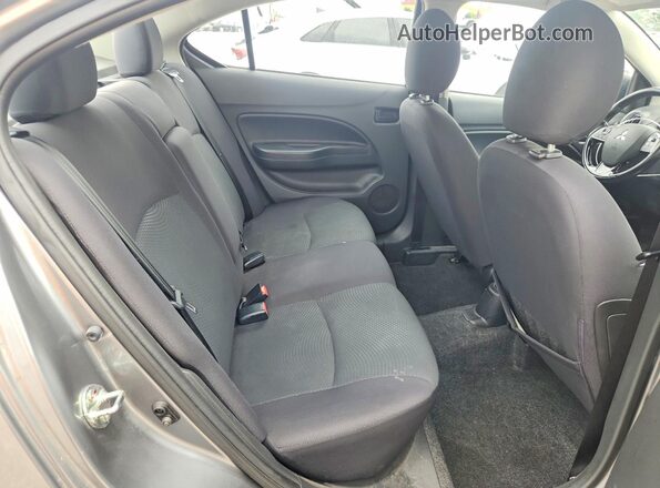ML32F3FJXJHF09904 2018 MITSUBISHI MIRAGE Gray Հետևի նստատեղերի տեսք