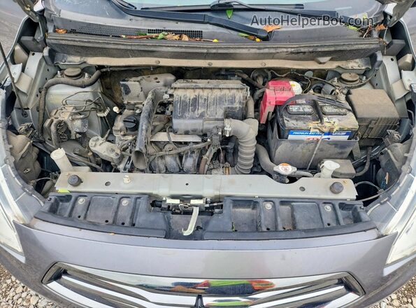 ML32F3FJXJHF09904 2018 MITSUBISHI MIRAGE Gray Սալոնի հետևի տեսք
