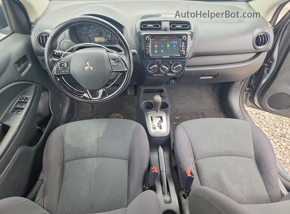 ML32F3FJXJHF09904 2018 MITSUBISHI MIRAGE Gray Առջևի վահանակի տեսք