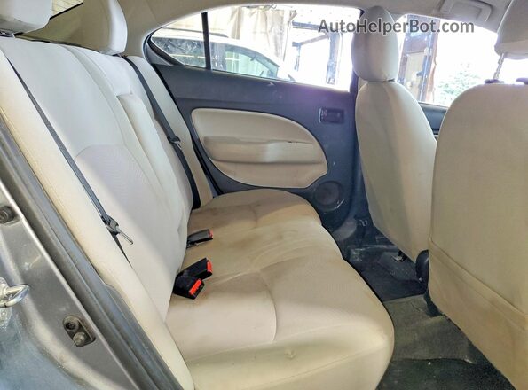 ML32F3FJXKHF00959 2019 MITSUBISHI MIRAGE Gray უკანა სავარძლების ხედი
