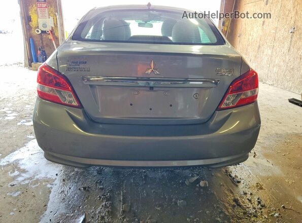 ML32F3FJXKHF00959 2019 MITSUBISHI MIRAGE Gray უკანა ხედი