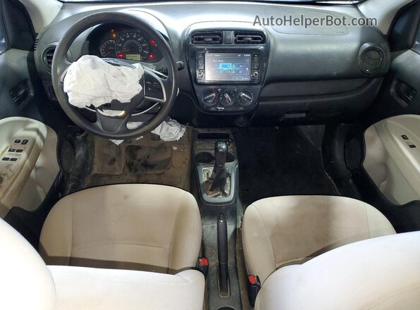 ML32F3FJXKHF00959 2019 MITSUBISHI MIRAGE Gray წინა პანელის ხედი