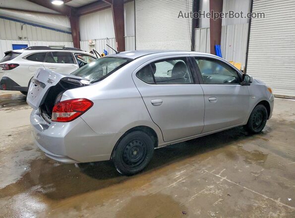 ML32F3FJXKHF13260 2019 MITSUBISHI MIRAGE Silver Trasero derecho