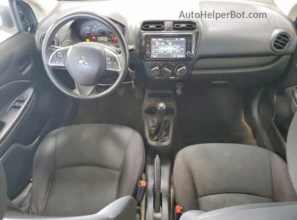 ML32F3FJXKHF13260 2019 MITSUBISHI MIRAGE Silver Vista del salpicadero