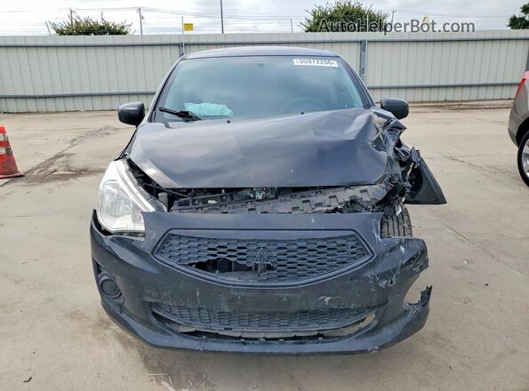 ML32F3FJXLHF08688 2020 MITSUBISHI MIRAGE Black წინა ხედი