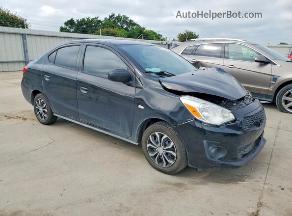 ML32F3FJXLHF08688 2020 MITSUBISHI MIRAGE Black წინა მარჯვენა