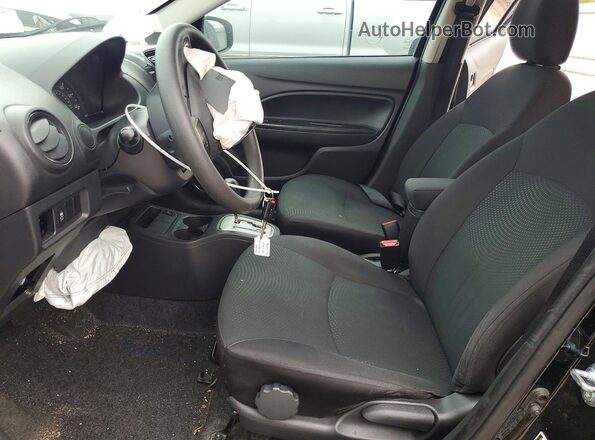 ML32F3FJXLHF08688 2020 MITSUBISHI MIRAGE Black წინა სალონის ხედი