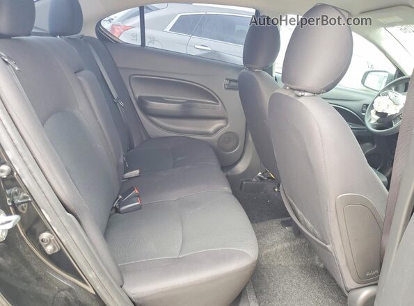 ML32F3FJXLHF08688 2020 MITSUBISHI MIRAGE Black უკანა სავარძლების ხედი