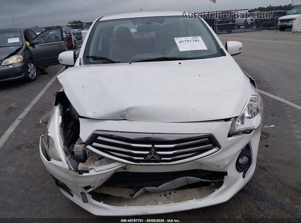 ML32F4FJ0JHF10002 2018 MITSUBISHI MIRAGE G4 White Instrument cluster view