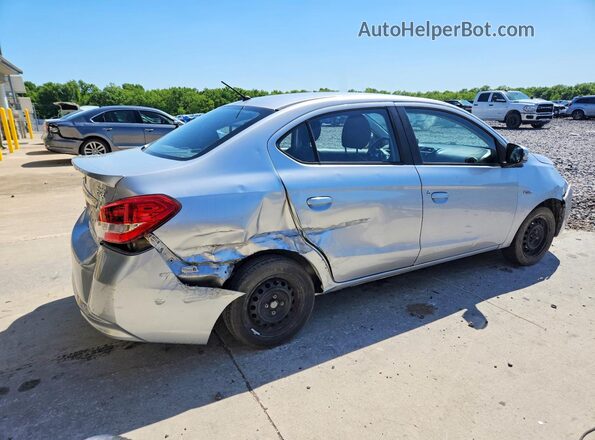 ML32F4FJ4HHF09106 2017 MITSUBISHI MIRAGE Silver Trasero derecho