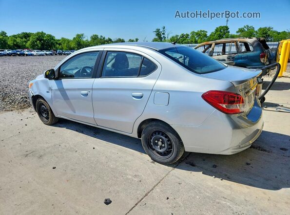 ML32F4FJ4HHF09106 2017 MITSUBISHI MIRAGE Silver Trasero izquierdo