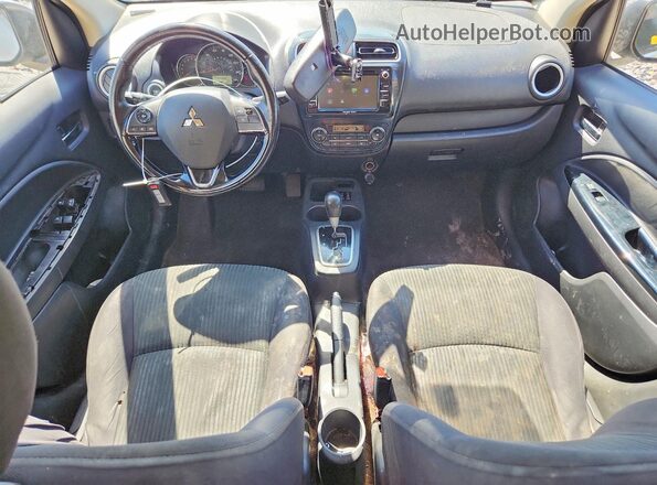 ML32F4FJ4HHF09106 2017 MITSUBISHI MIRAGE Silver Vista del salpicadero
