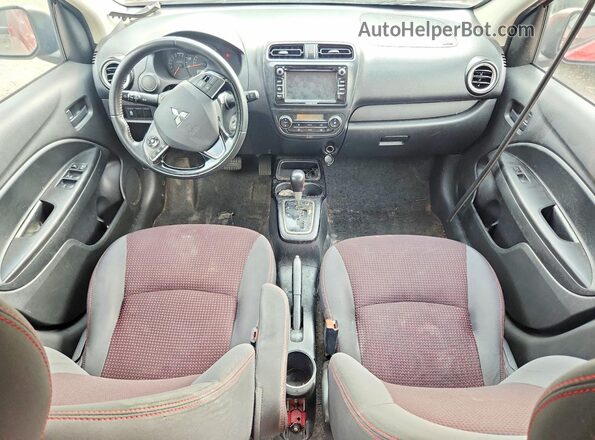 ML32F4FJ5LHF06577 2020 MITSUBISHI MIRAGE Red წინა პანელის ხედი