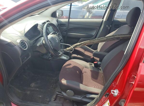 ML32F4FJ5LHF06577 2020 MITSUBISHI MIRAGE Red წინა სალონის ხედი