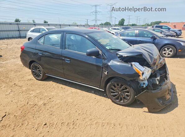 ML32F4FJ5LHF09737 2020 MITSUBISHI MIRAGE Black Przód prawy