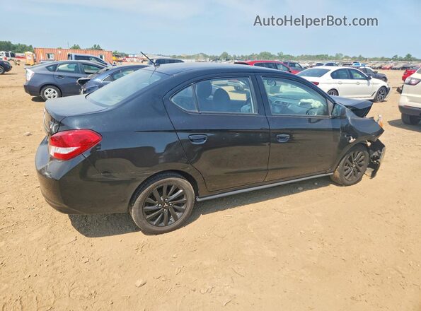 ML32F4FJ5LHF09737 2020 MITSUBISHI MIRAGE Black Tył prawy