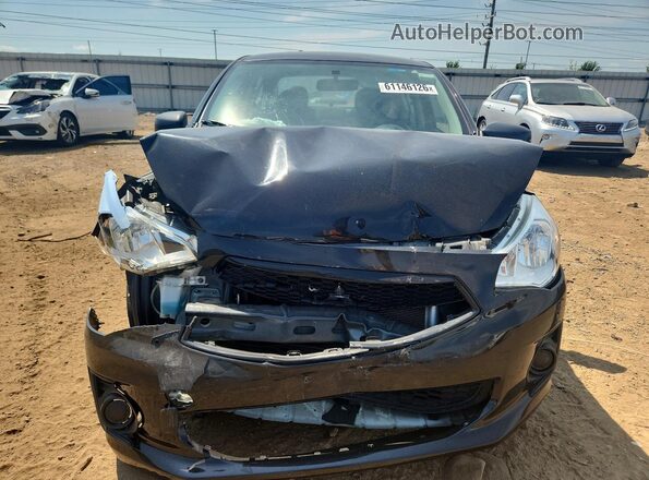 ML32F4FJ5LHF09737 2020 MITSUBISHI MIRAGE Black Widok z przodu