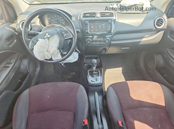 ML32F4FJ5LHF09737 2020 MITSUBISHI MIRAGE Black Widok deski rozdzielczej