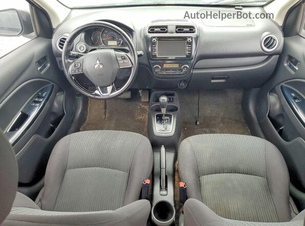 ML32F4FJ6HHF14050 2017 MITSUBISHI MIRAGE Black წინა პანელის ხედი