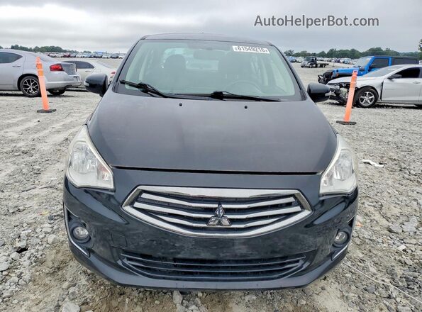 ML32F4FJ6HHF14050 2017 MITSUBISHI MIRAGE Black წინა ხედი