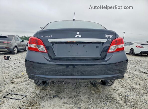 ML32F4FJ6HHF14050 2017 MITSUBISHI MIRAGE Black უკანა ხედი
