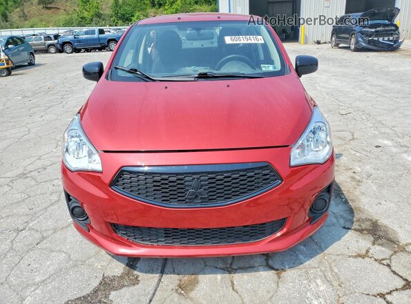 ML32F4FJ6LHF00318 2020 MITSUBISHI MIRAGE Red Vista frontal