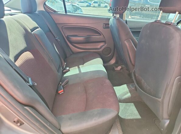 ML32F4FJ6LHF02344 2020 MITSUBISHI MIRAGE Gray Вид задніх сидінь