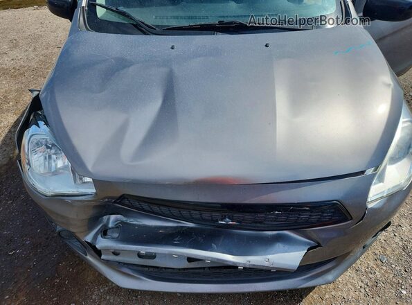 ML32F4FJ6LHF02344 2020 MITSUBISHI MIRAGE Gray Вид задньої частини салону