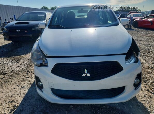 ML32F4FJ6LHF13151 2020 MITSUBISHI MIRAGE White Դիմացի տեսք