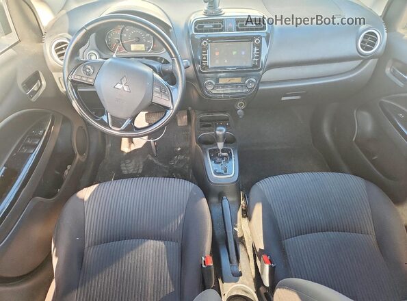ML32F4FJ6LHF13151 2020 MITSUBISHI MIRAGE White Առջևի վահանակի տեսք