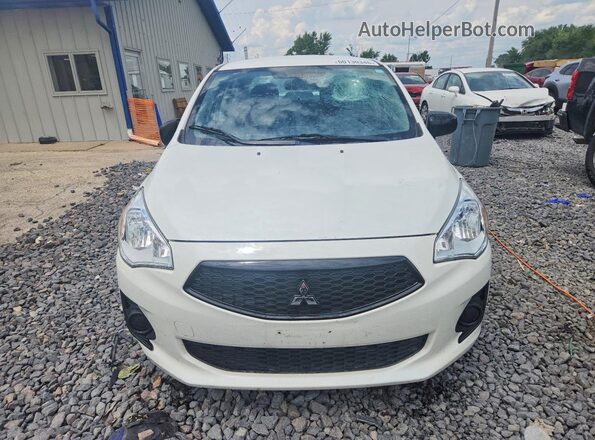 ML32F4FJ7LHF04376 2020 MITSUBISHI MIRAGE White წინა ხედი