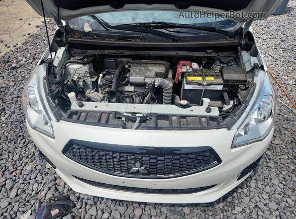 ML32F4FJ7LHF04376 2020 MITSUBISHI MIRAGE White უკანა სალონის ხედი
