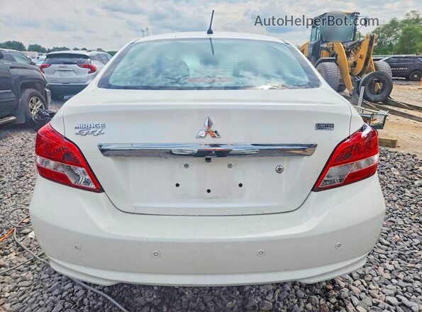 ML32F4FJ7LHF04376 2020 MITSUBISHI MIRAGE White უკანა ხედი