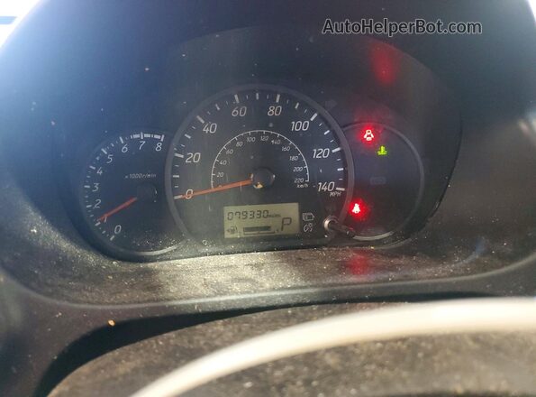 ML32F4FJ8LHF04872 2020 MITSUBISHI MIRAGE Red Instrument cluster view