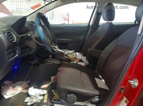 ML32F4FJ8LHF04872 2020 MITSUBISHI MIRAGE Red Front interior view