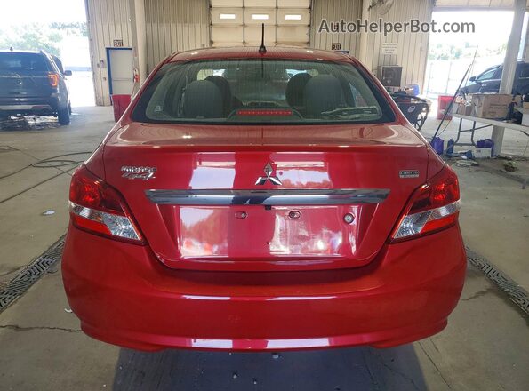 ML32F4FJ8LHF04872 2020 MITSUBISHI MIRAGE Red Rear view