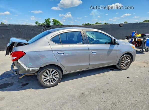 ML32F4FJXJHF01663 2018 MITSUBISHI MIRAGE Gray Задня права чверть