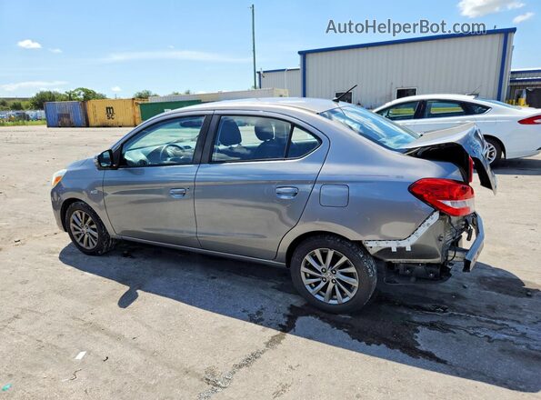 ML32F4FJXJHF01663 2018 MITSUBISHI MIRAGE Gray Задня ліва чверть