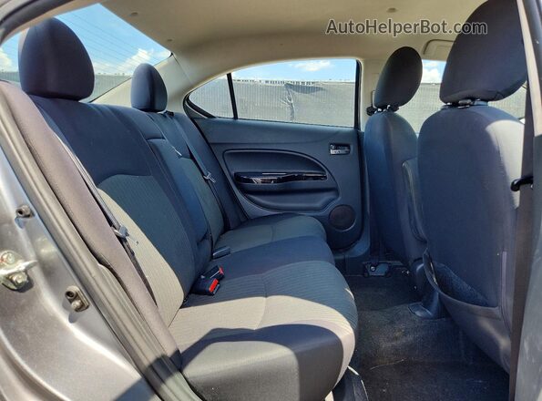 ML32F4FJXJHF01663 2018 MITSUBISHI MIRAGE Gray Вид задніх сидінь