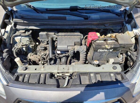 ML32F4FJXJHF01663 2018 MITSUBISHI MIRAGE Gray Вид задньої частини салону